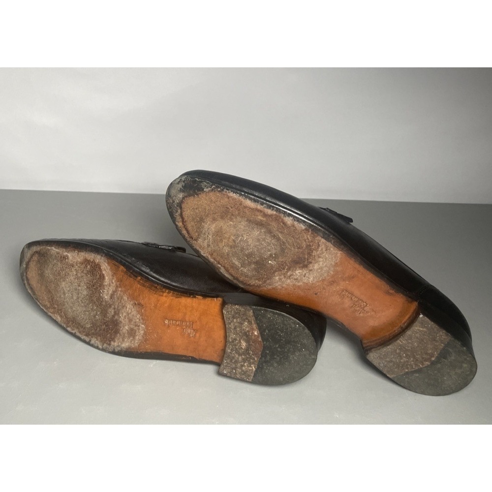 Allen Edmonds Women's Size 9.5 Black Leather Loafers - Picture 5 of 10